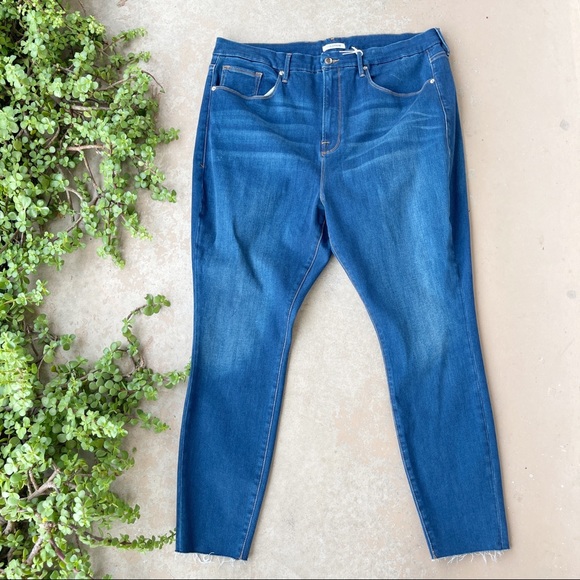 Good American Denim - Good American Good Waist High Rise Skinny Jeans